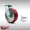 Service Caster 6 Inch SS Poly on Aluminum Swivel Caster with Roller Bearing and Swivel Lock SCC SCC-SS30S620-PAR-BSL - alternate 4
